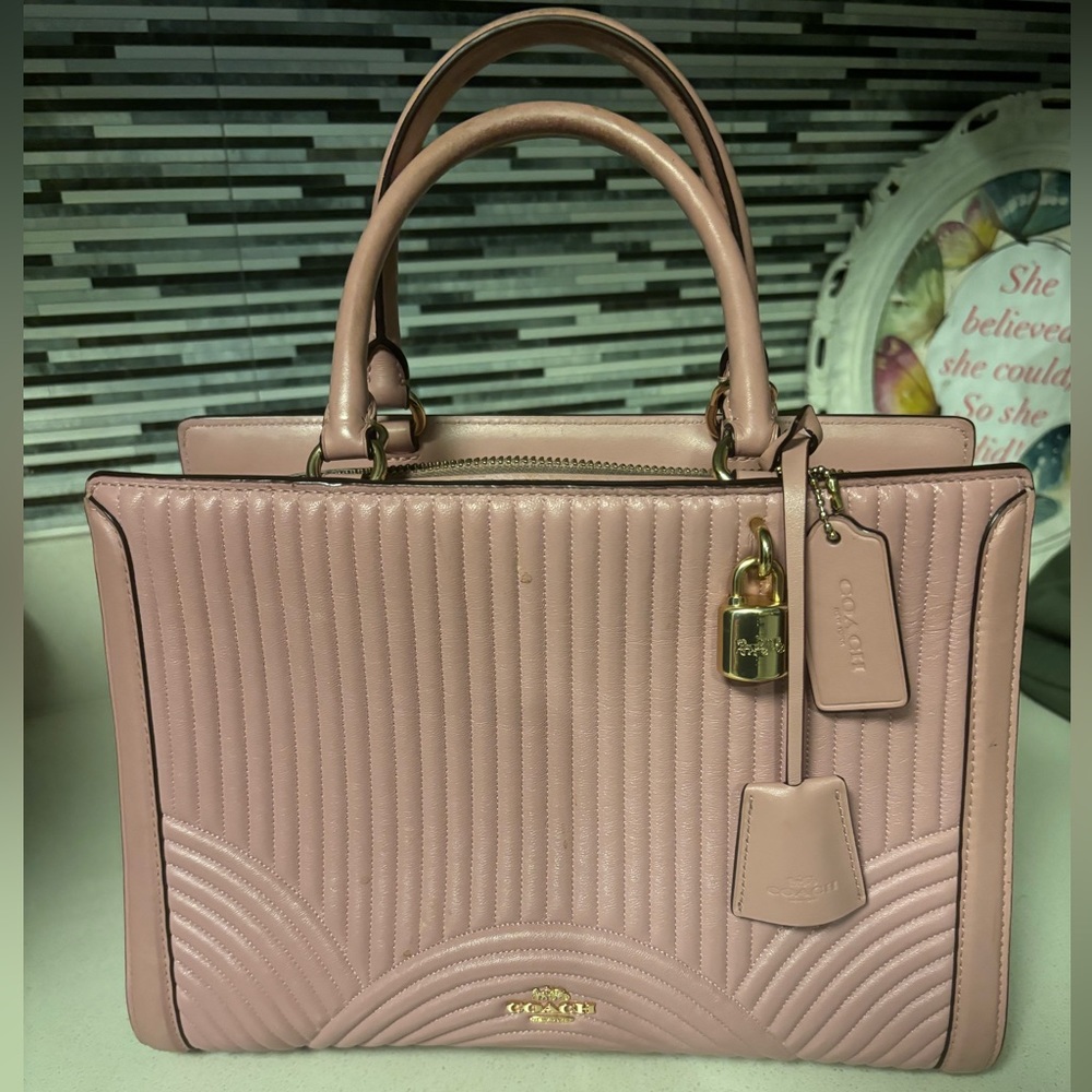 Cassidy top handle Art Deco handle bag